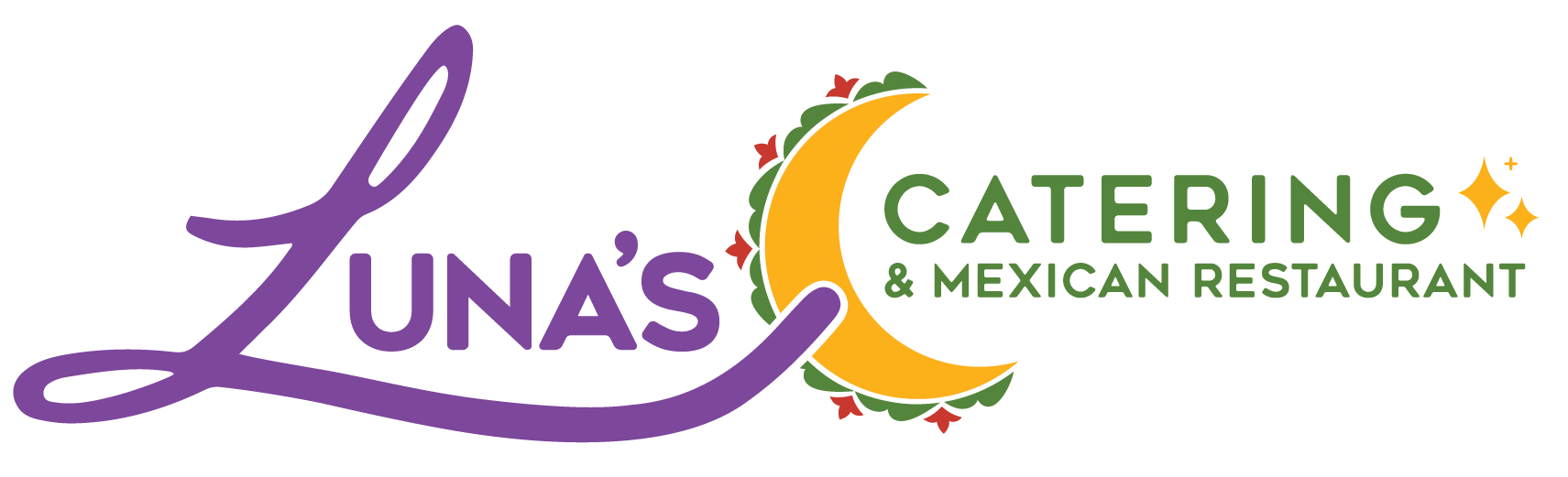 LUNAS LOGOS_Catering+Mexican Restaurant_Horizontal